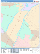 Pico Rivera Digital Map Color Cast Style